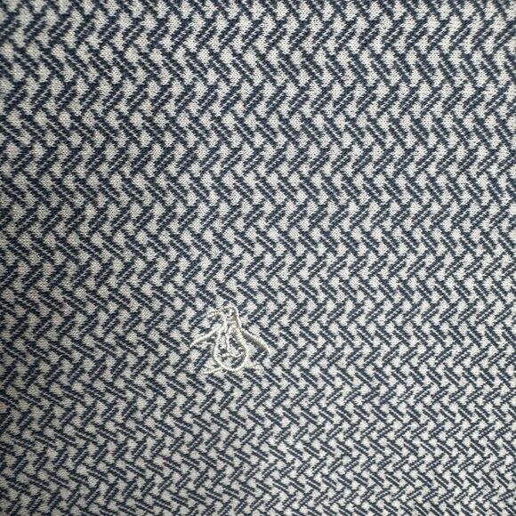 Penguin Shirt Mens Large Blue Polo Classic Fit Short Sleeve Embroidered Logo - Picture 3 of 9